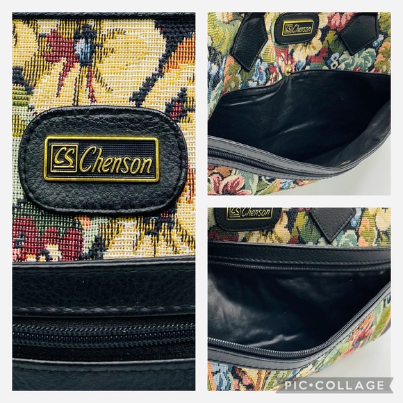 New Chenson Vintage Embroidered Tote Travel Bag - Picture 5 of 15